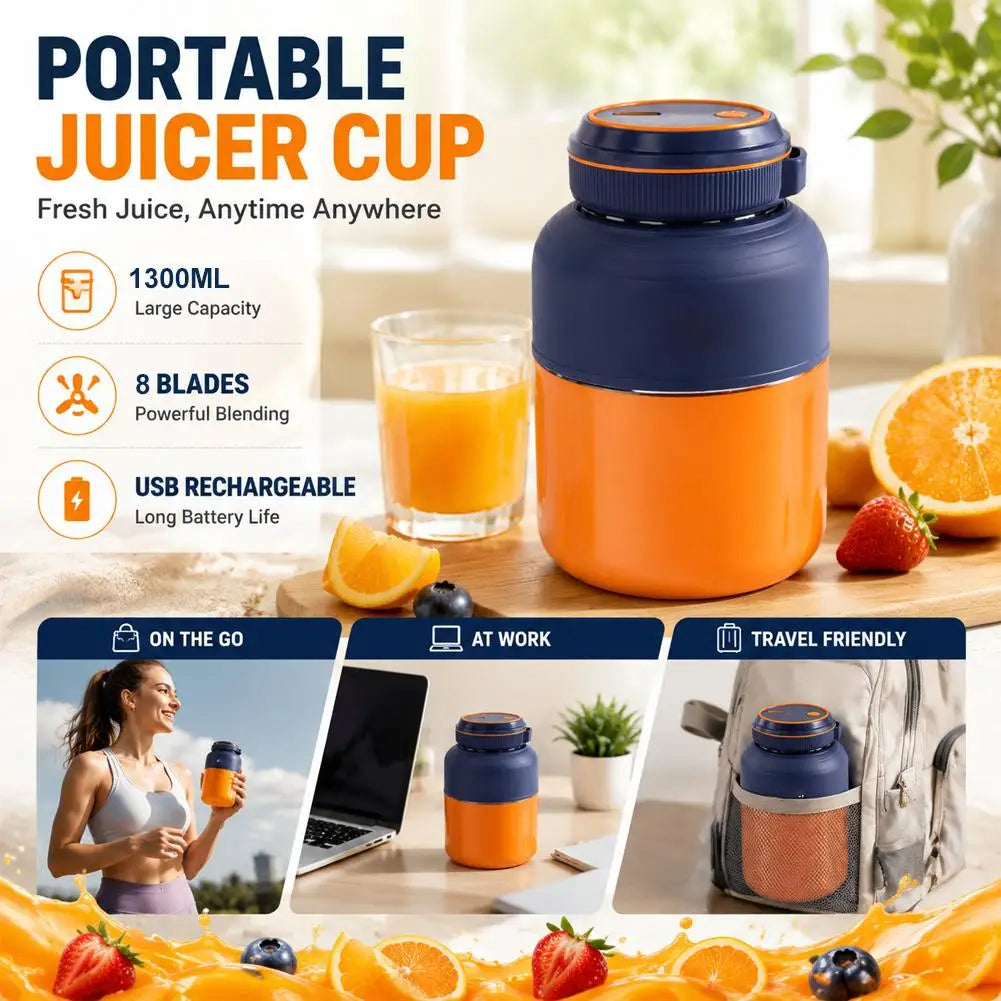 Compact Rechargeable Smoothie Blender